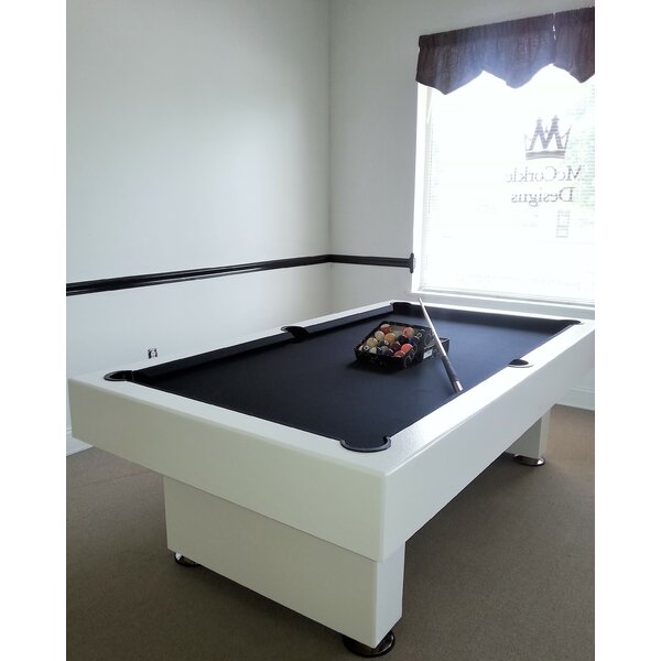 All white on sale pool table